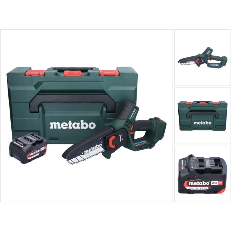 Ms 18 ltx 15 scie sans fil 18 v 15 cm 5 m/s + 1x batterie 4,0 Ah + x - sans chargeur - Metabo