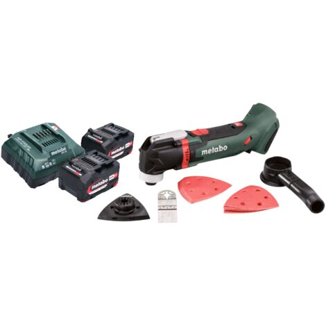 Metabo MT 18 LTX Akku Multitool 18 V OIS / Starlock + 2x Akku 4,0 Ah + Ladegerät