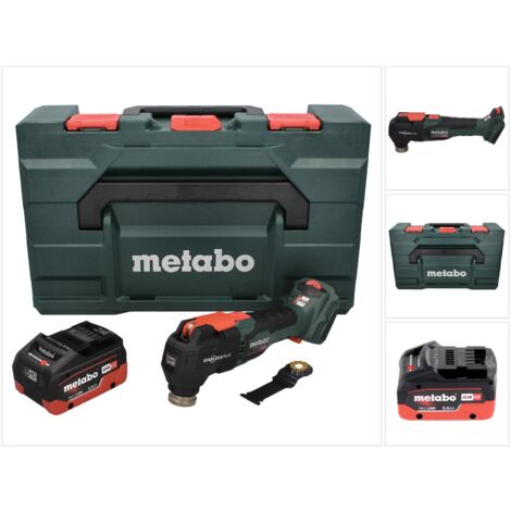 Metabo MT 18 LTX BL QSL Akku Multitool 18 V Brushless Starlock Plus + 1x Akku 5,5 Ah + metaBOX - ohne Ladegerät
