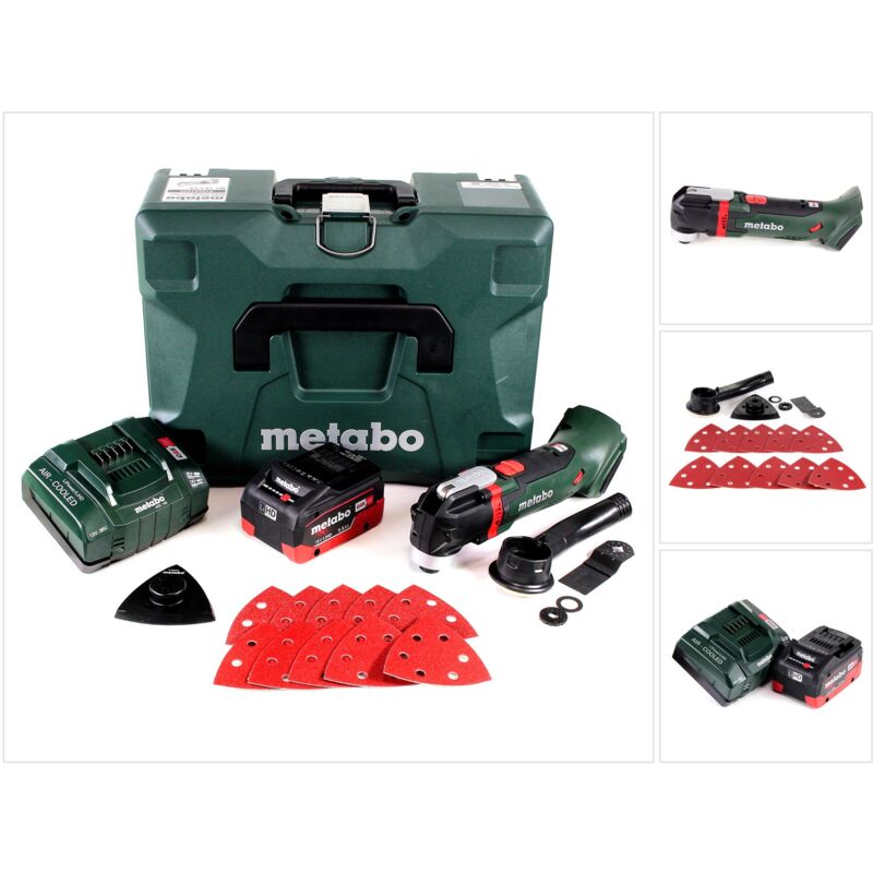 Mt 18 ltx Outil multifonctions sans fil 18V ( 613021840 ) Compatible OIS/Starlock + 1x batterie 5,5Ah + chargeur + coffret - Metabo