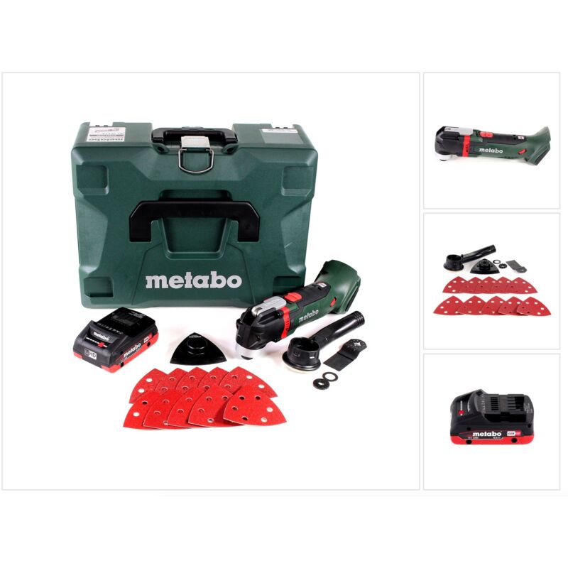 Metabo - Multiutensile a batteria mt 18 ltx 18V ( 613021840 ) compatibile OIS/Starlock + 1x batteria ricaricabile 4.0Ah + custodia - senza