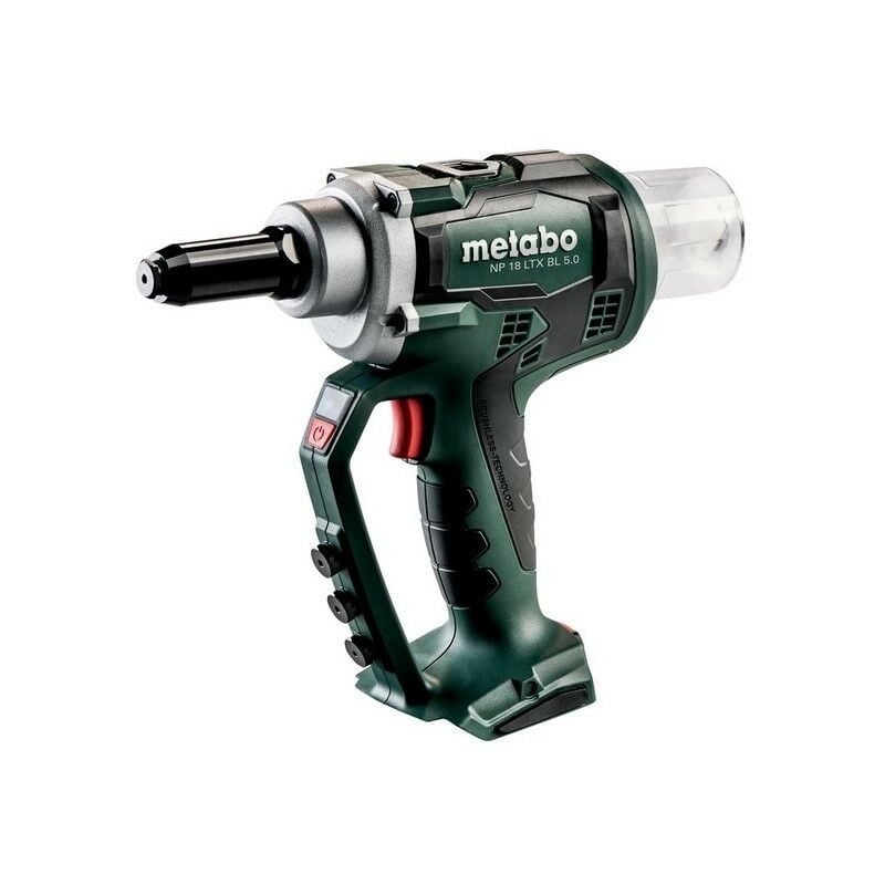 

Metabo - 619002840 Remachadora a bateria 18V Li-Ion NP 18 LTX BL 5.0 Sin batería ni cargador Maletin MetaLoc