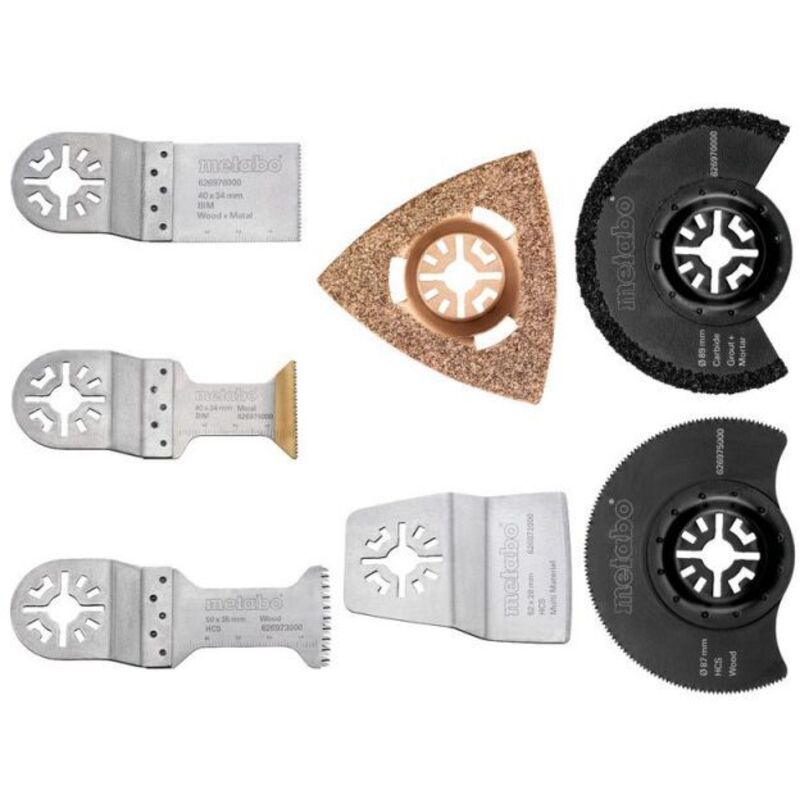 Metabo - Outil multifonctions Starter-Set « Classic », 7 pièces