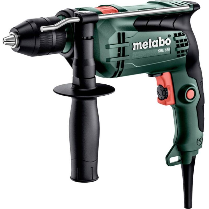 Metabo - sbe 650 -Perceuse à percussion 650 w + mallette