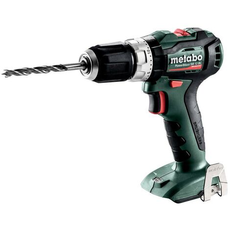 Metabo Perceuse à percussion sans fil PowerMaxx SB 12 BL, MetaLoc, sans batterie, ni chargeur - 601077840
