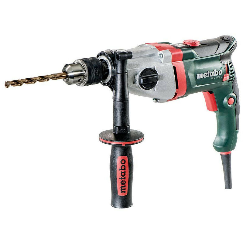 Perceuse électrique 1300 w 44/16 Nm 2 vitesses - bev 1300-2 - Metabo