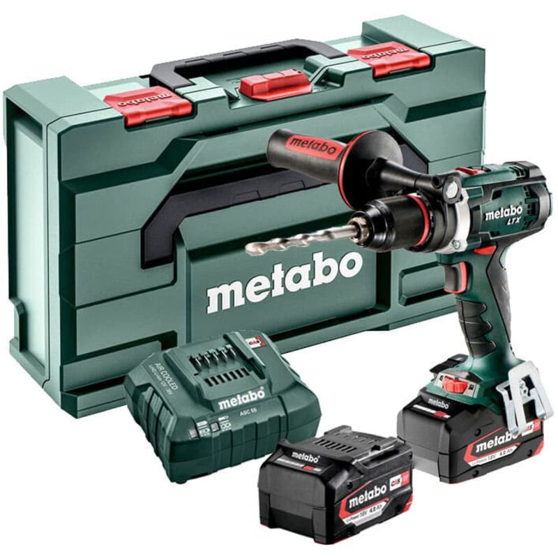 Perceuse visseuse METABO BS 18V LTX Impuls 2 x 4 0 Ah Li Power ASC 55 coffret 602191500 - vue 2