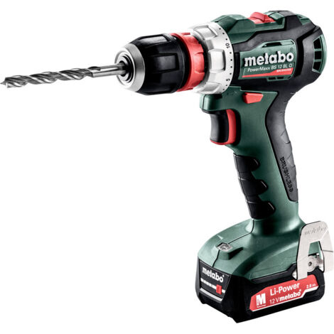 Metabo Perceuse-visseuse à batterie PowerMaxx BS 12 BL Q (601039500)