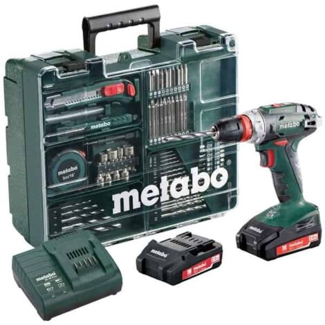 METABO Perceuse visseuse BS18 Quick 18V - coffret +74 acc - 602217880
