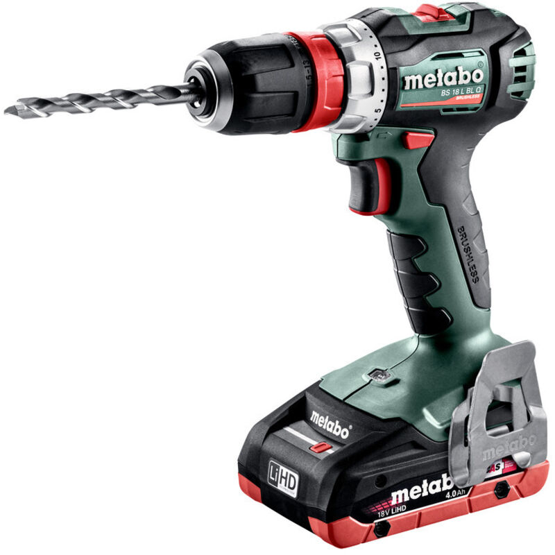 Perceuse Visseuse Sans Fil Metabo BS 18 L BL Q – 18 V, 2x4.0 Ah, 60 Nm