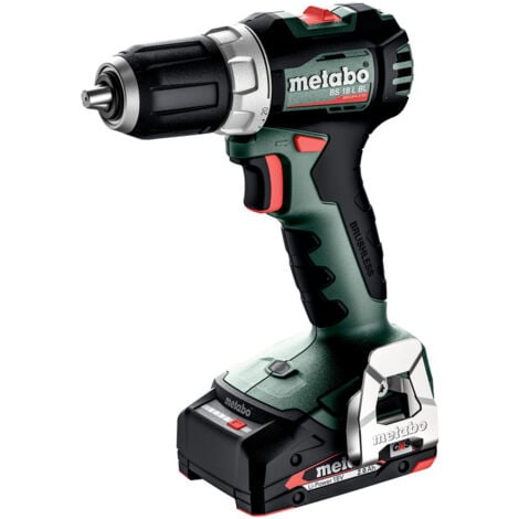 Perceuse-visseuse sans fil Metabo BS 18 L BL 613155500 18 V 2 Ah Li-Ion + 2 batteries, brushless, + mallette, + chargeur Y730653