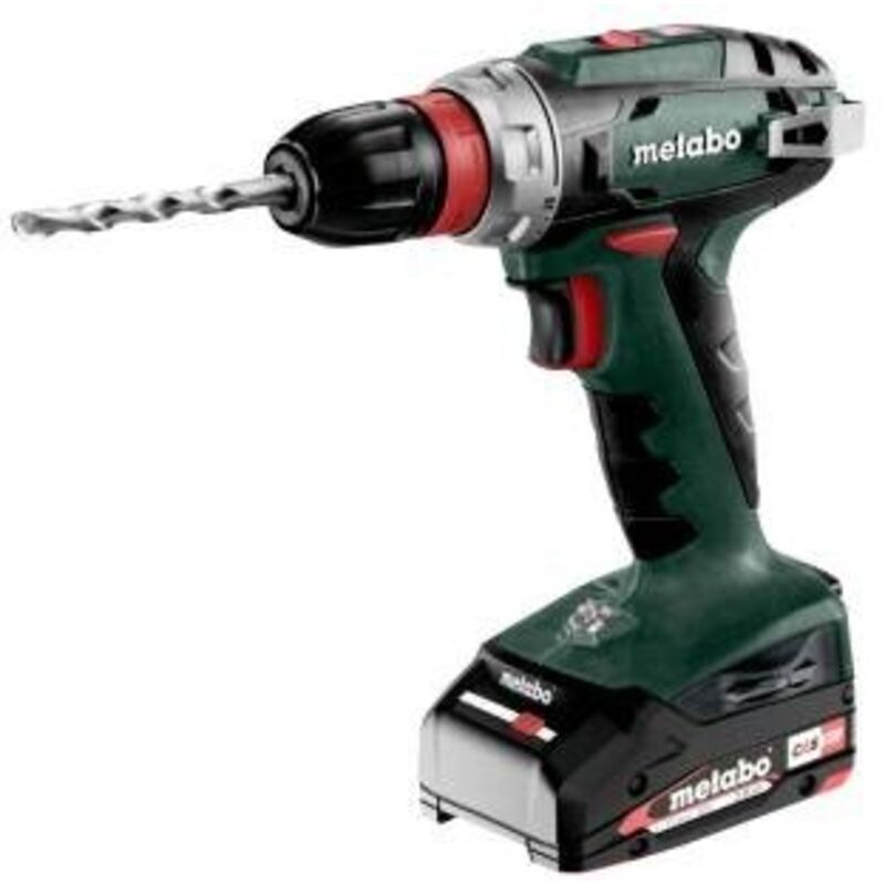 Metabo Perceuse visseuse sans fil BS 18 Quick 18V 2 batteries 2AH CHARGEUR COFFRET 602217500
