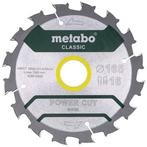 Metabo piła tarczowa hw/ct 165x30x16z   power cut wood classic