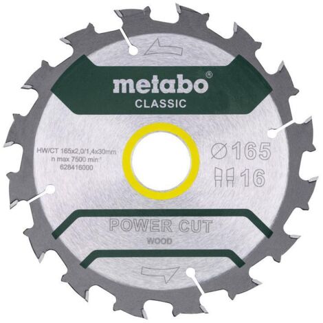 Metabo piła tarczowa hw/ct 165x30x16z power cut wood classic