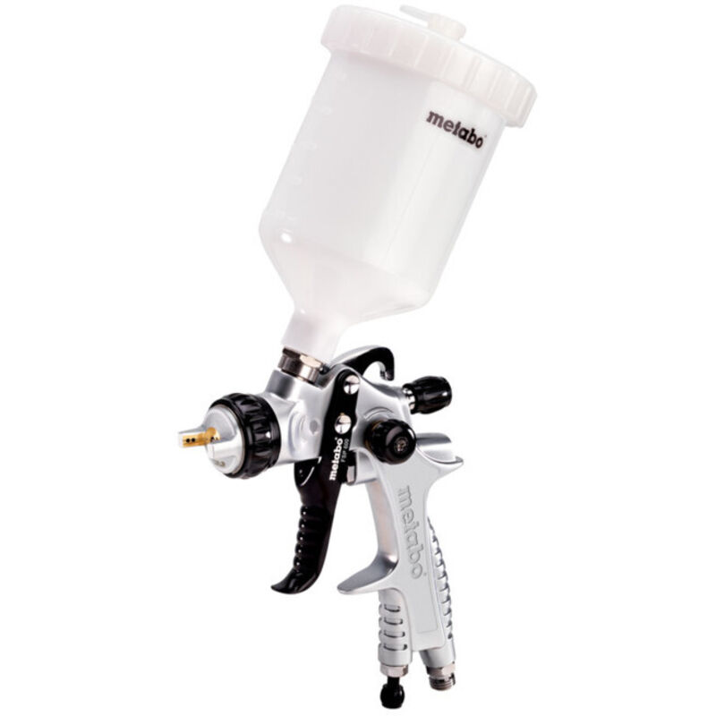 Metabo – Pistolet pneumatique à peinture HVLP – Pression utile 0 7 bar – Buse inox 1 3 mm – Faible overspray pour finition précise
