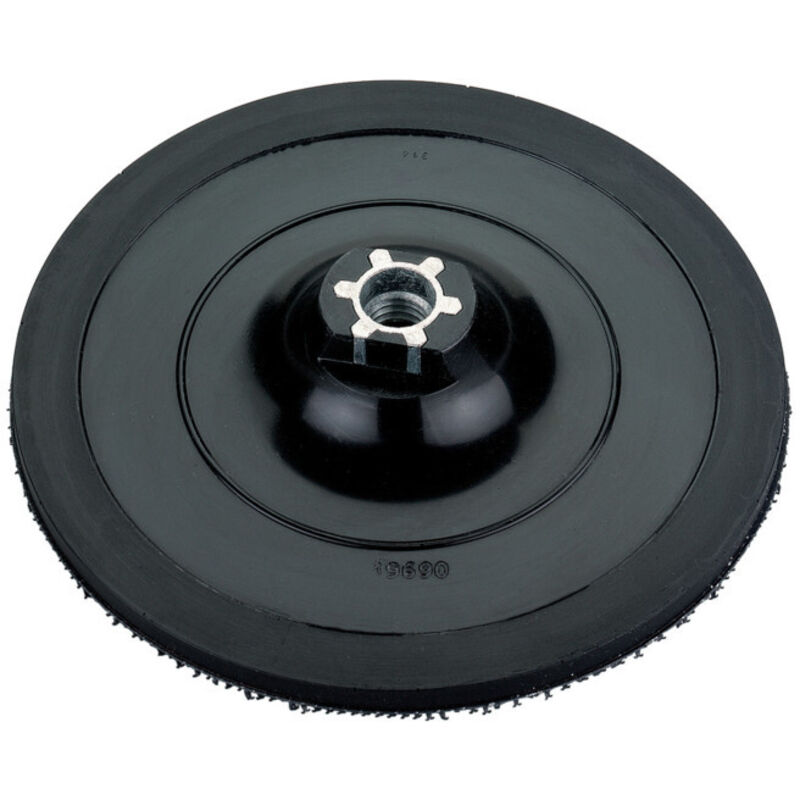 Plateau auto agrippant 125 mm 14 pour bandes abrasives auto agrippantes Pyramid Metabo