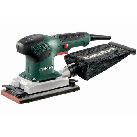 Metabo – Ponceuse vibrante SRE 3185 – 210W – Plateau 92 x 184 mm – Vitesse d'oscillation 8800-22300 tr/min – Pour finition professionnelle