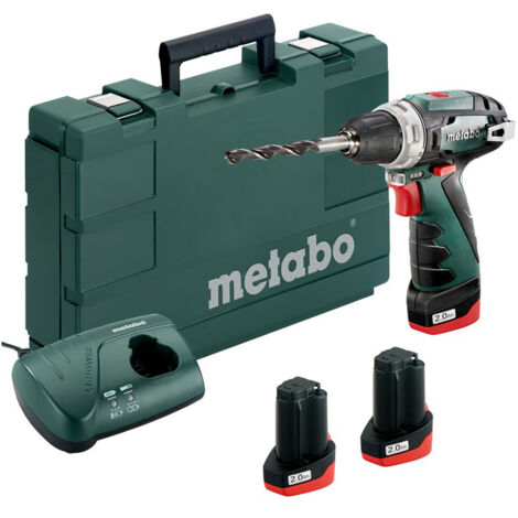 Metabo Basic-Set 2x 2,0 Ah 10,8 V/ 2,0 combo de baterías y cargador 