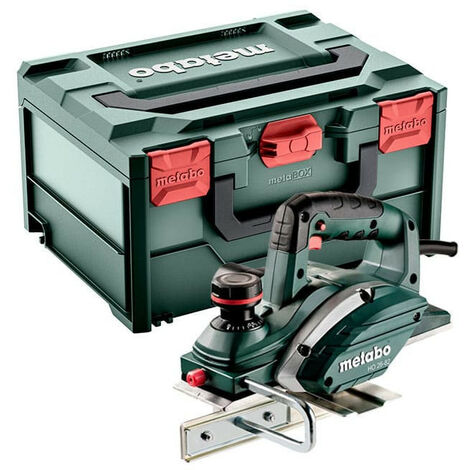 Metabo – Rabot électrique 82 mm 620 W pour bois dur – Profondeur réglable 0-2,6 mm – Vitesse 17 000 tr/min – 602682700