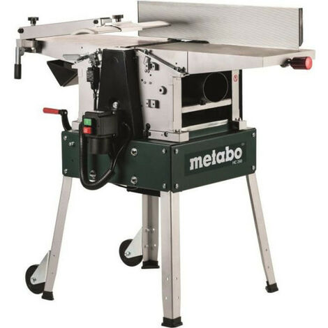 Metabo – Raboteuse dégauchisseuse électrique 900W – Largeur de dégauchissage 260mm – Profondeur de rabotage 3mm – Table en fonte grise massive - HC 260 C