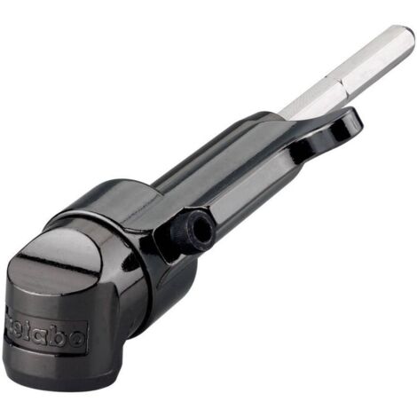 Metabo – Renvoi d'angle magnétique 1/4' – Angle d'inclinaison 105° – Couple maximal 14Nm – Vitesse 400 tr/min – Pour espaces confinés