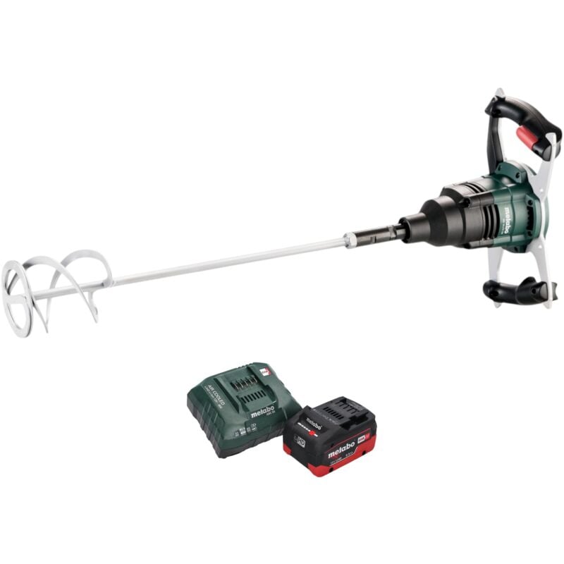 Metabo RW 18 LTX 120 Ruhrwerk sans fil 18 V 40 l volume de mélange 1x batterie LiHD 5,5 Ah + chargeur