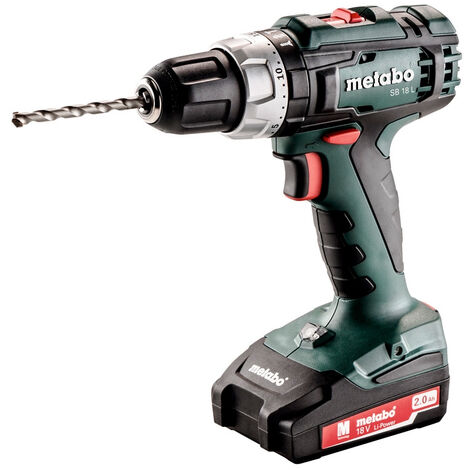Metabo SB 18 L 450 RPM Sin llave 1,6 kg Negro, Verde, Plata