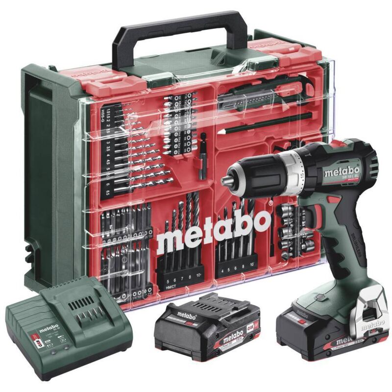 Sb 18 l bl Set 613157710 Clé à chocs sans fil 65 °c max. Nm 18 v Nombre d'accus fournis 2 2 Ah LiHD brushless, + - Metabo