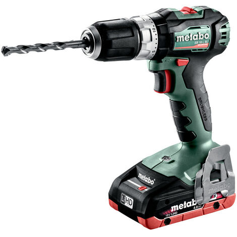 Metabo SB 18 L BL Taladro atornillador de percusión de batería/18V 2x LiHD Cargador ASC 55 metaBOX 145