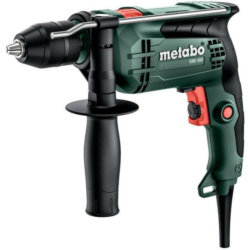 Perceuse à Percussion Metabo 600742850 – 650 W, 10 Nm