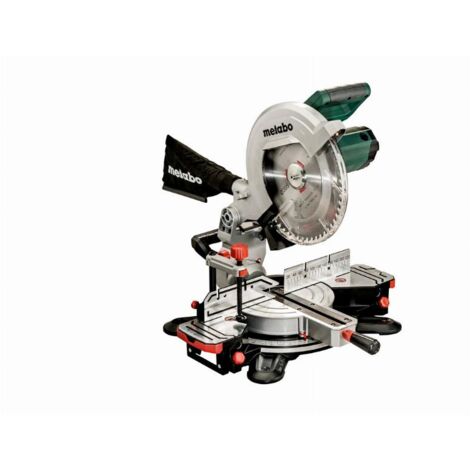 Metabo – Scie à onglets 1600W – Lame 305x30 mm – Largeur de coupe 200 mm – Profondeur de coupe 102 mm – Vitesse 3700 tr/min – Pour bois dur