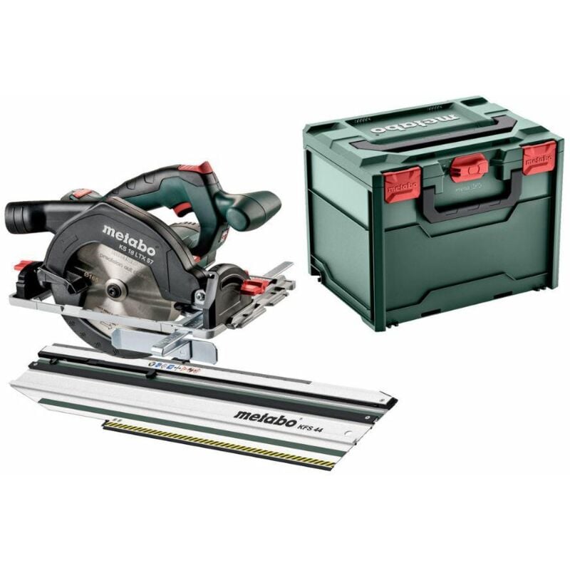 Metabo KS 66 FS 691196000 - Set de scie circulaire de main (carton, avec rail de couvercle KFS 44)