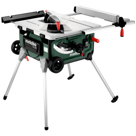 Metabo – Scie circulaire de table 254 mm 2000 W – Lame de scie 254 x 30 mm – Vitesse de rotation 4200/min – 600668000