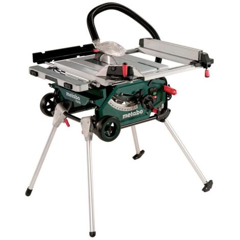Metabo – Scie circulaire de table 216 mm 1500 W – Lame 216 x 30 mm pour bois dur – Vitesse 5000 tr/min – Socle en fonte – 600667000