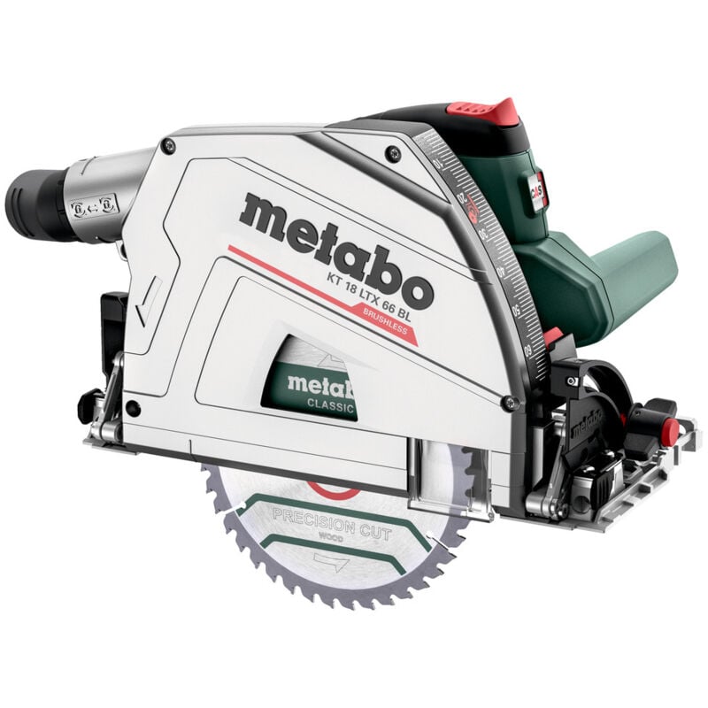 Metabo - Scie circulaire plongeante sans fil kt 18 ltx 66 bl 2x 8,0Ah LiHD + chargeur dans x 340