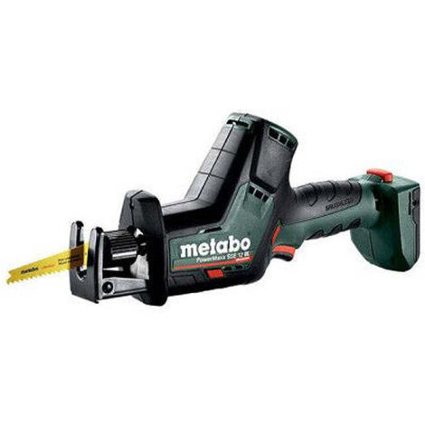 Metabo – Scie sabre 12V 602322860 – Moteur Brushless – Capacité de coupe bois 80mm – Pour matériaux variés et espaces confinés