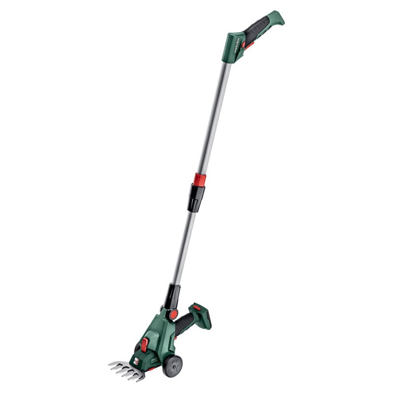 Cisaille à gazon et à buissons sans fil PowerMaxx sgs 12 q + tige télescopique Solo - Metabo