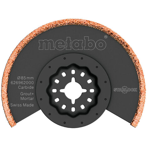 Metabo Segmentsägeblatt, Fugen und Spachtel, HM, 76 mm (626962000)