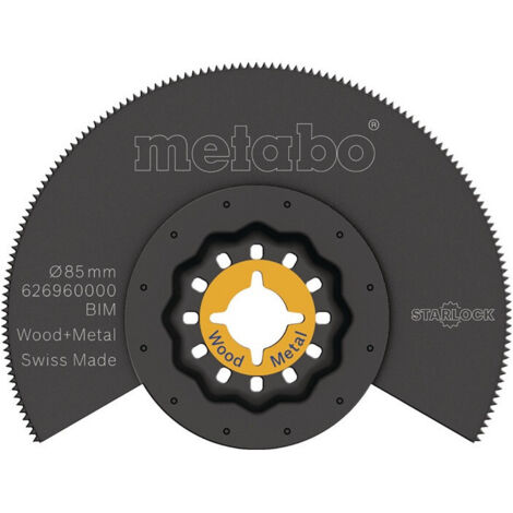 Metabo Segmentsägeblatt hoja de sierra 85 mm Bi-Metal