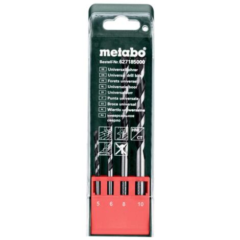 Metabo Serie punte universali, 4 pezzi (627185000)