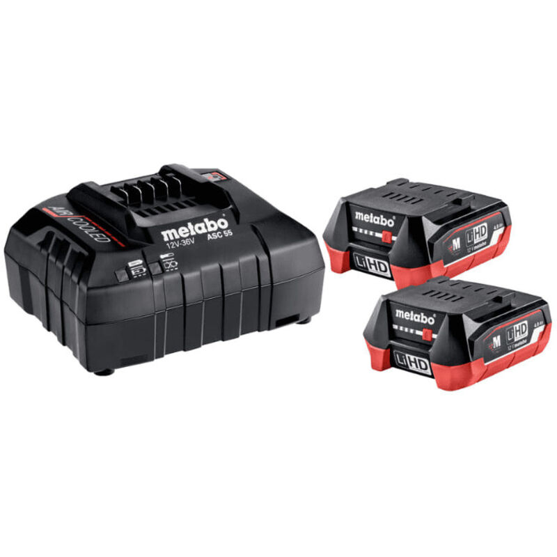Metabo - Set de base 12V 2 x LiHD 4.0 Ah (685301000)