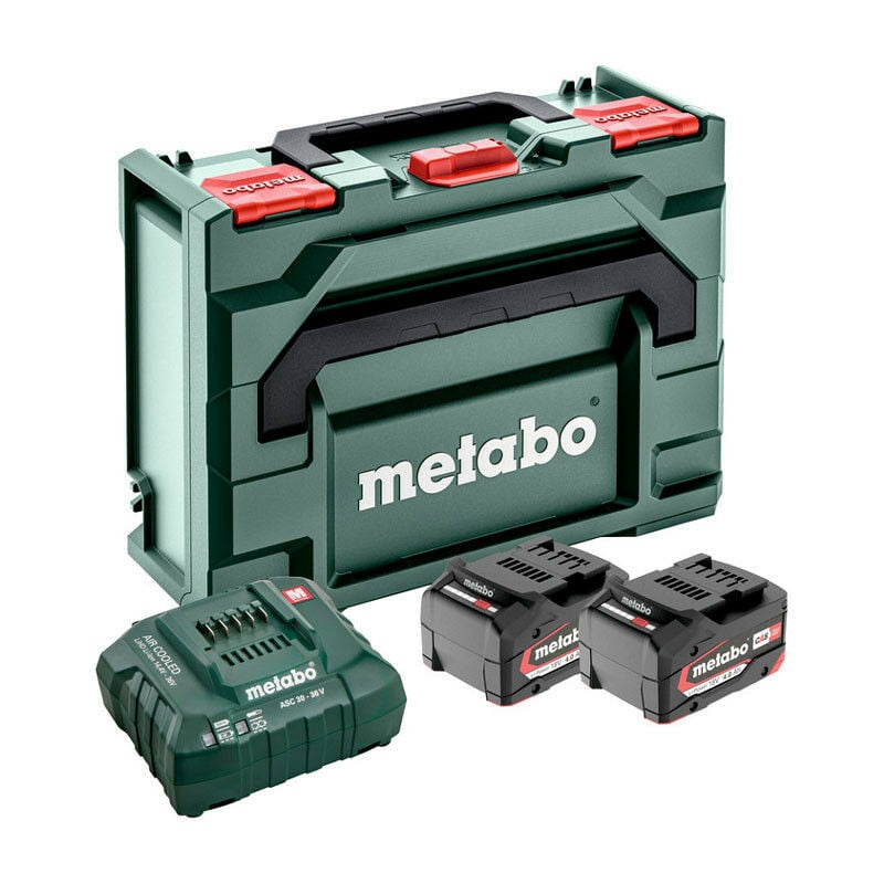 Metabo - Pack énergie 18V Li-Power (2x4,0 ah) chargeur asc 55 dans x 685064000