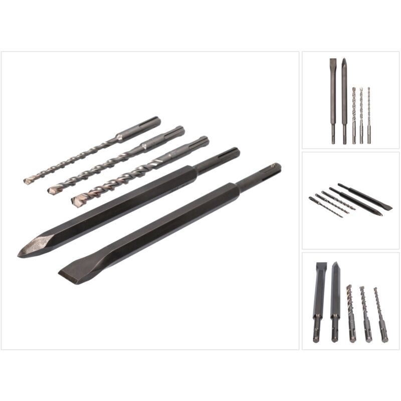 Metabo - Set de forets et burins sp sds plus 6 / 8 / 10 mm - 5 pièces. (630465000)