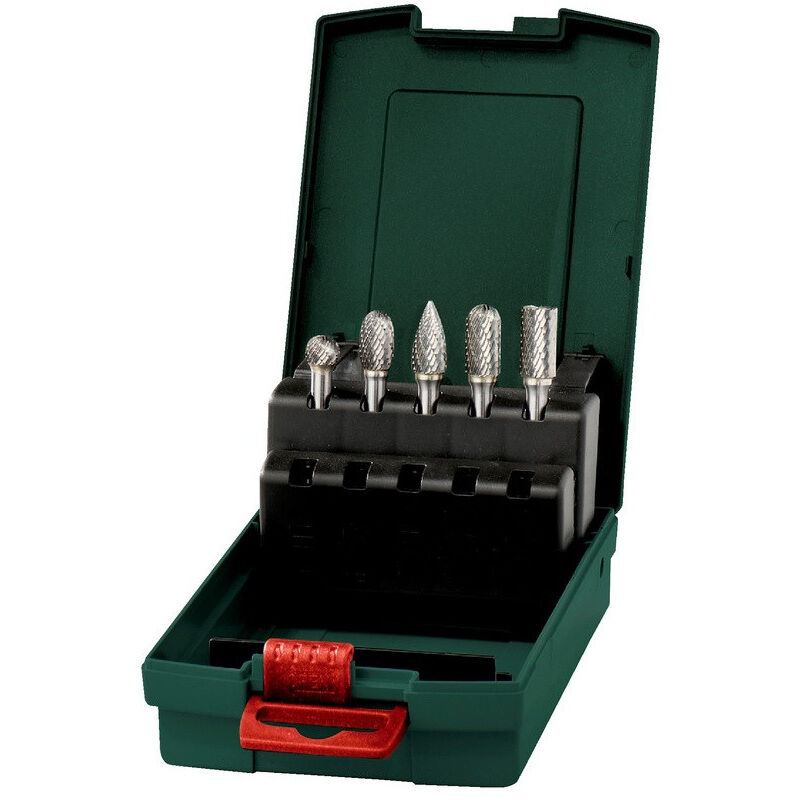 Metabo Set de fraises carbure queue de 6 mm 5 pièces