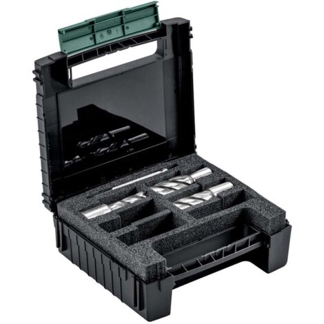 Metabo Set punte a corona HSS 3 pezzi, lunghezza utile 30 mm, codolo Weldon da 19 mm (3/4) (626623000)