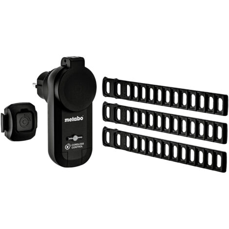 Metabo – Set Start/Stop CordlessControl 630234000 – Compatible aspirateurs filaires – Détection de vibrations – Démarrage automatique
