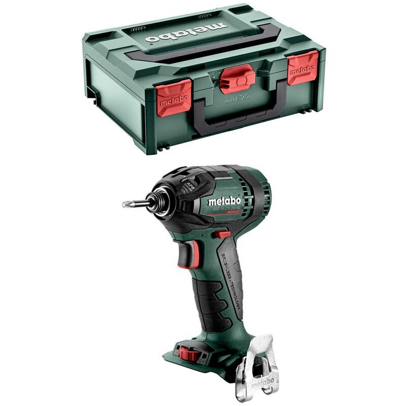 

Atornillador de Impacto METABO SSD 18 LTX 200 BL (Cuerpo Solo + metaBOX 145)