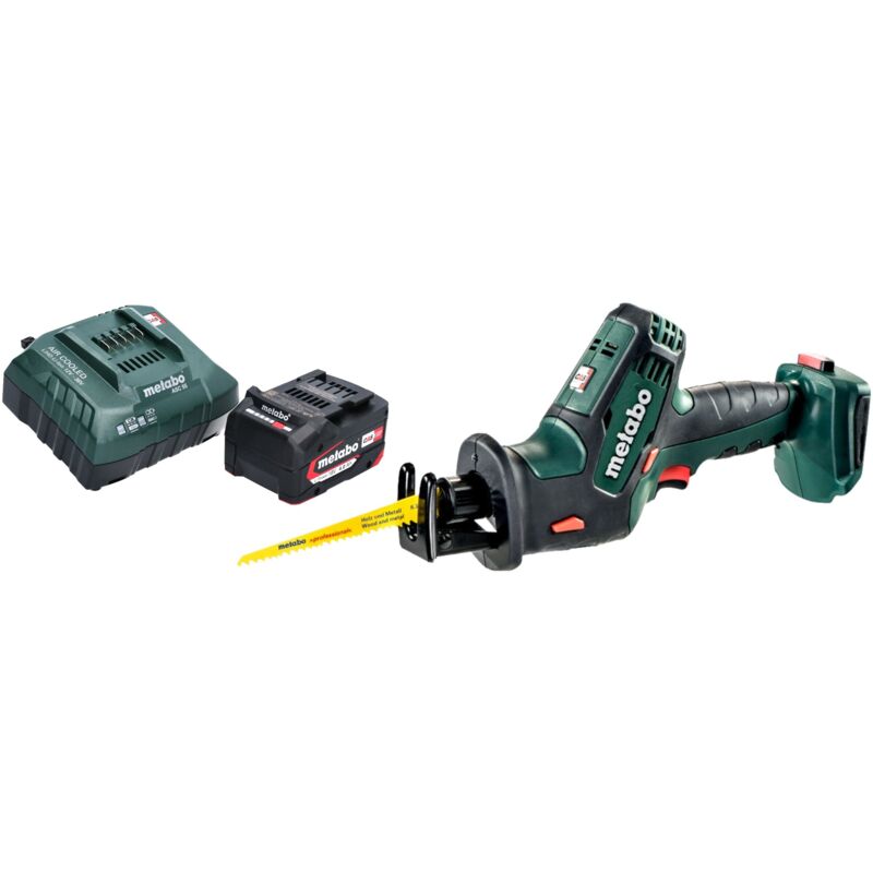 Metabo - sse 18 ltx Compact Akku Reciprosge Sbelsge 18 v 13 mm + 1x Akku 4,0 Ah + Ladegert