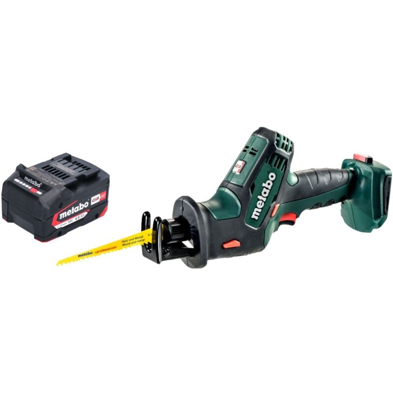 Metabo - sse 18 ltx Compact Akku Reciprosge Sbelsge 18 v 13 mm + 1x batterie 4,0 Ah - sans chargeur