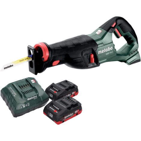 Metabo SSEP 18 LT Akku Säbelsäge 18 V 32 mm + 2x LiHD Akku 4,0 Ah + Ladegerät